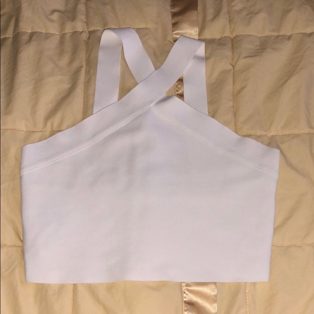 BCBG bandage material crop top